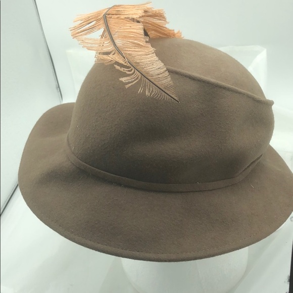 Doeskin Felt Wool Hat Vintage Junior Seasons - Picture 3 of 7